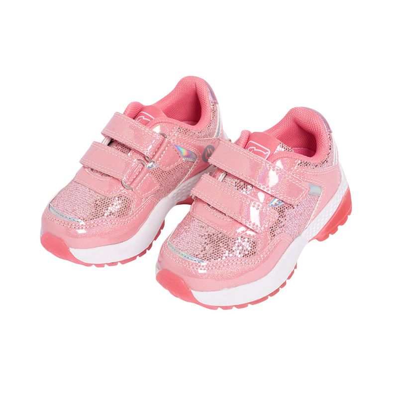 PILLIN - Zapatilla Luces Bebe Niña Rosado Pillín PILLIN