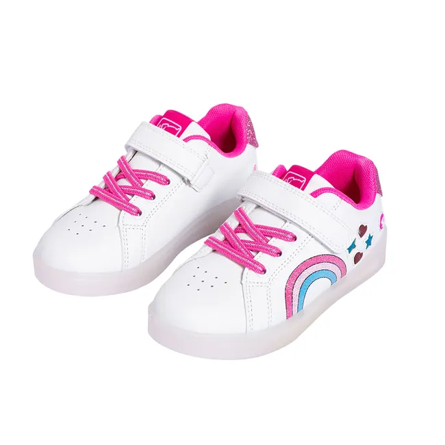 PILLIN - Zapatilla Luces Niña Blanco Pillin PILLIN