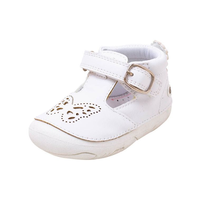 PILLIN - Zapatilla Bebé Algodón Verano Niña Blanco PILLIN