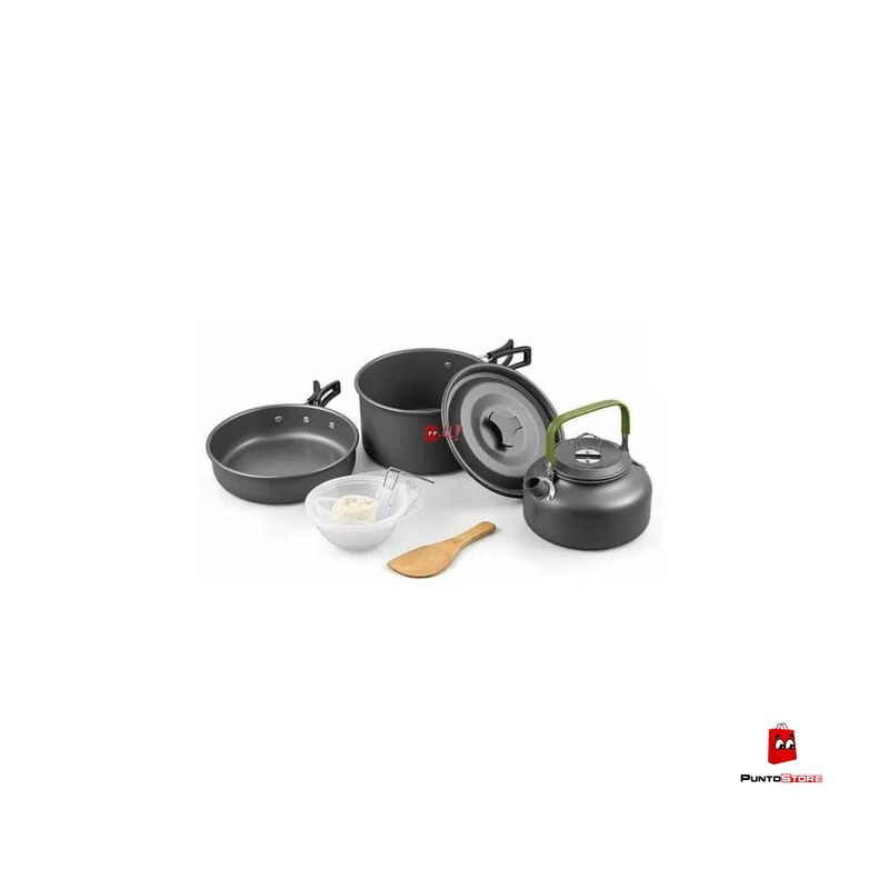 PUNTO STORE - Kit De Cocina Para Camping 5 Personas - Puntostore