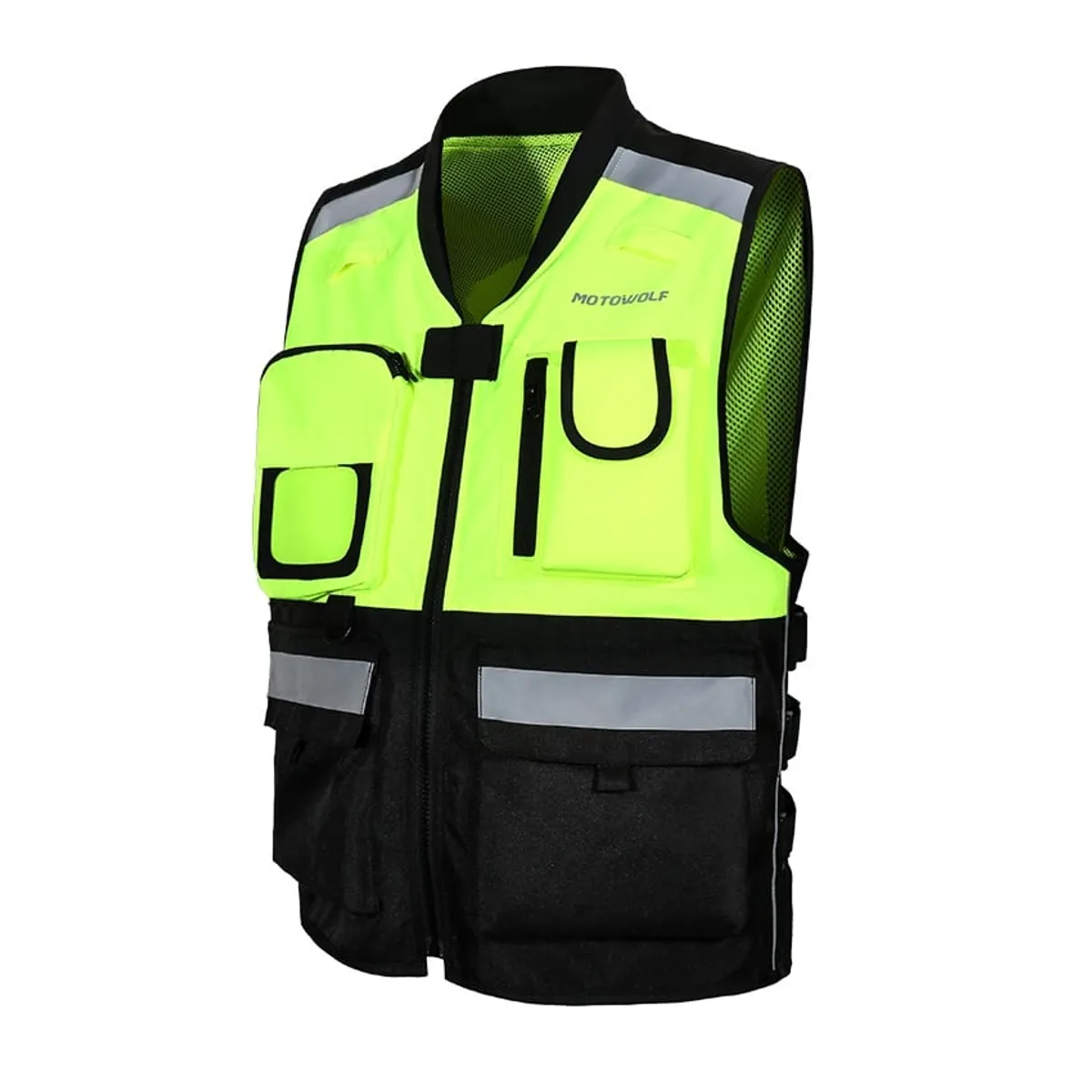MOTOWOLF - Chaleco reflectante para motociclismo Oxford 600D Motowolf 0504.
