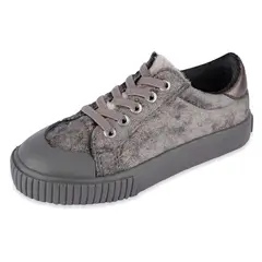 PILLIN - Zapatilla Algodón Invierno Niña Gris