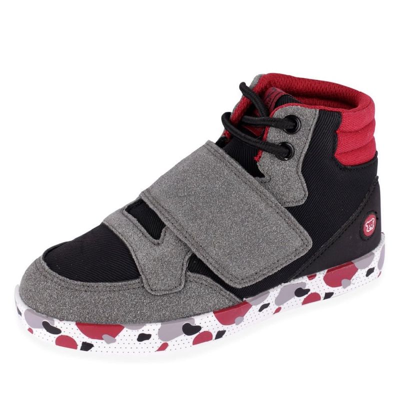 PILLIN - Zapatilla Algodón Invierno Niño Gris PILLIN