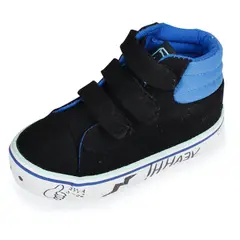 PILLIN - Zapatilla Bebé Algodón Verano Niño Negro
