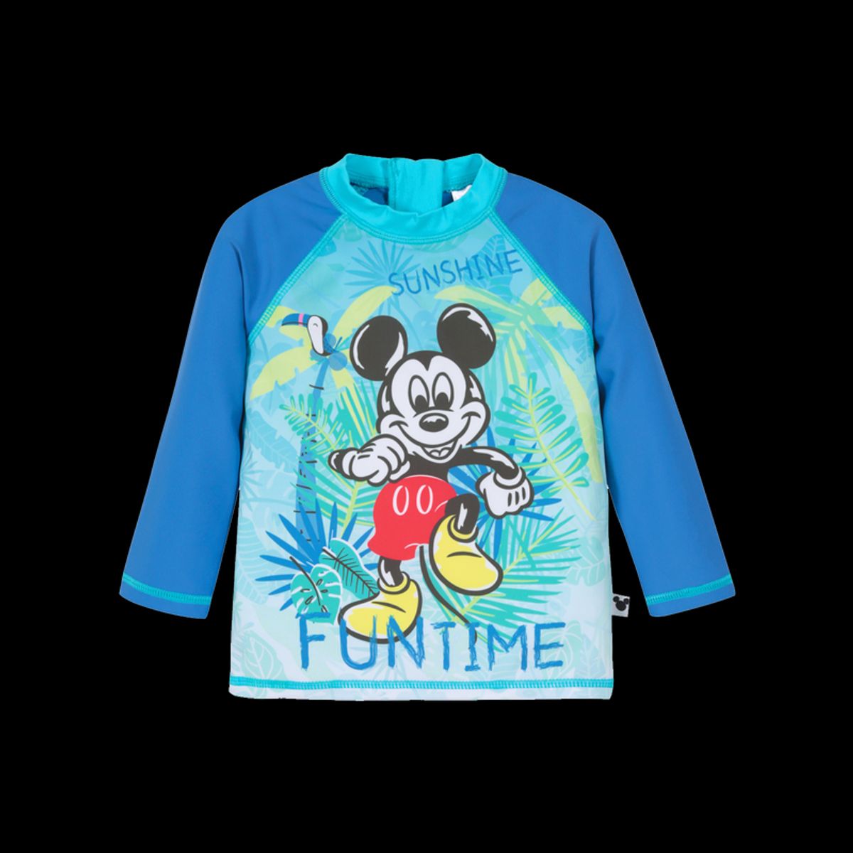 DISNEY - Polera Bebe Niño UV 50 Manga Larga Disney Mickey Rosado