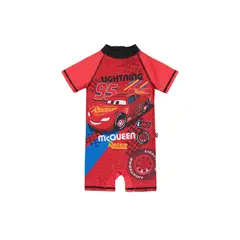 DISNEY - Traje de Baño Bebe Niño Body UV 50 Cars Rosado