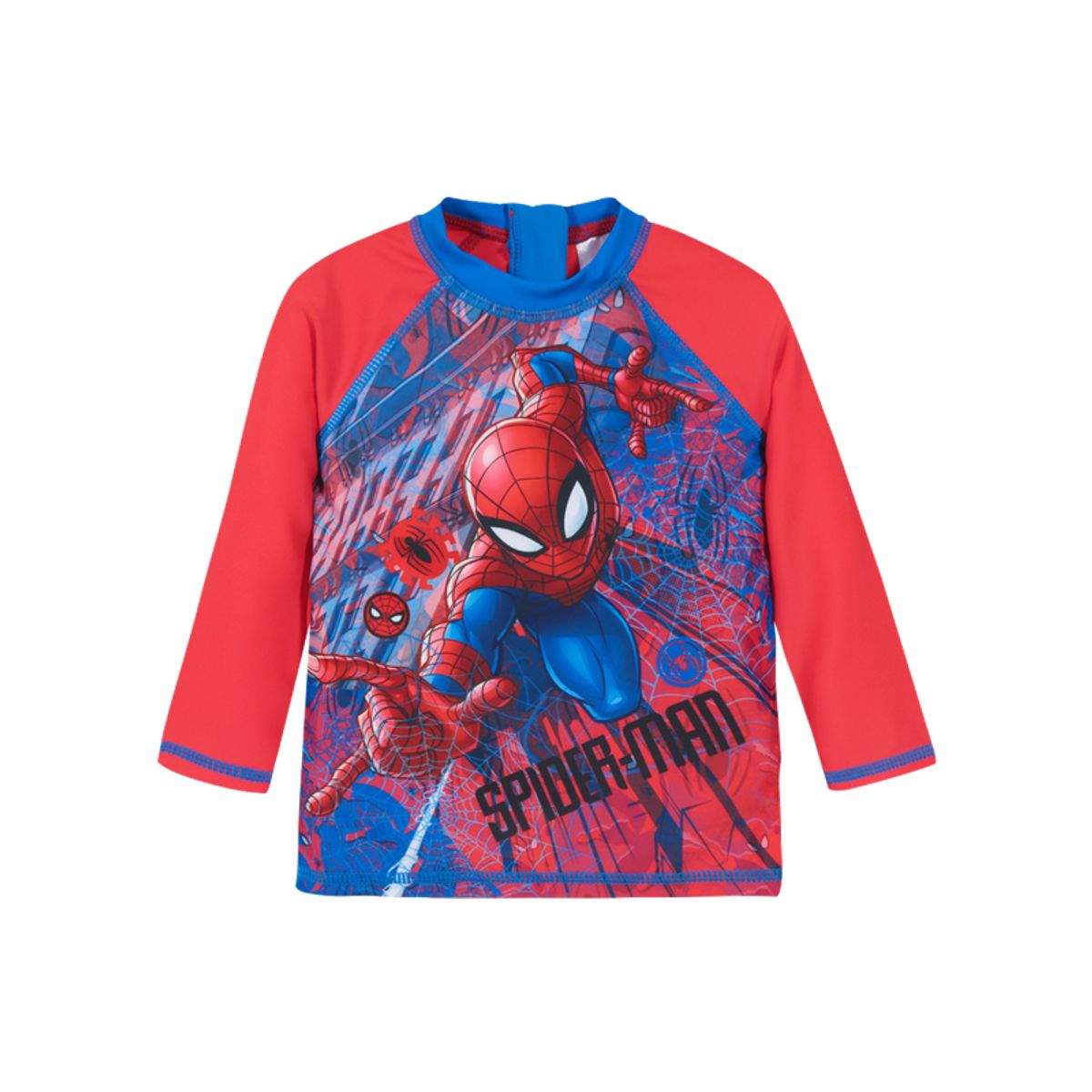 DISNEY - Polera Bebe Niño UV 50 Manga Larga Disney Spiderman Rosado