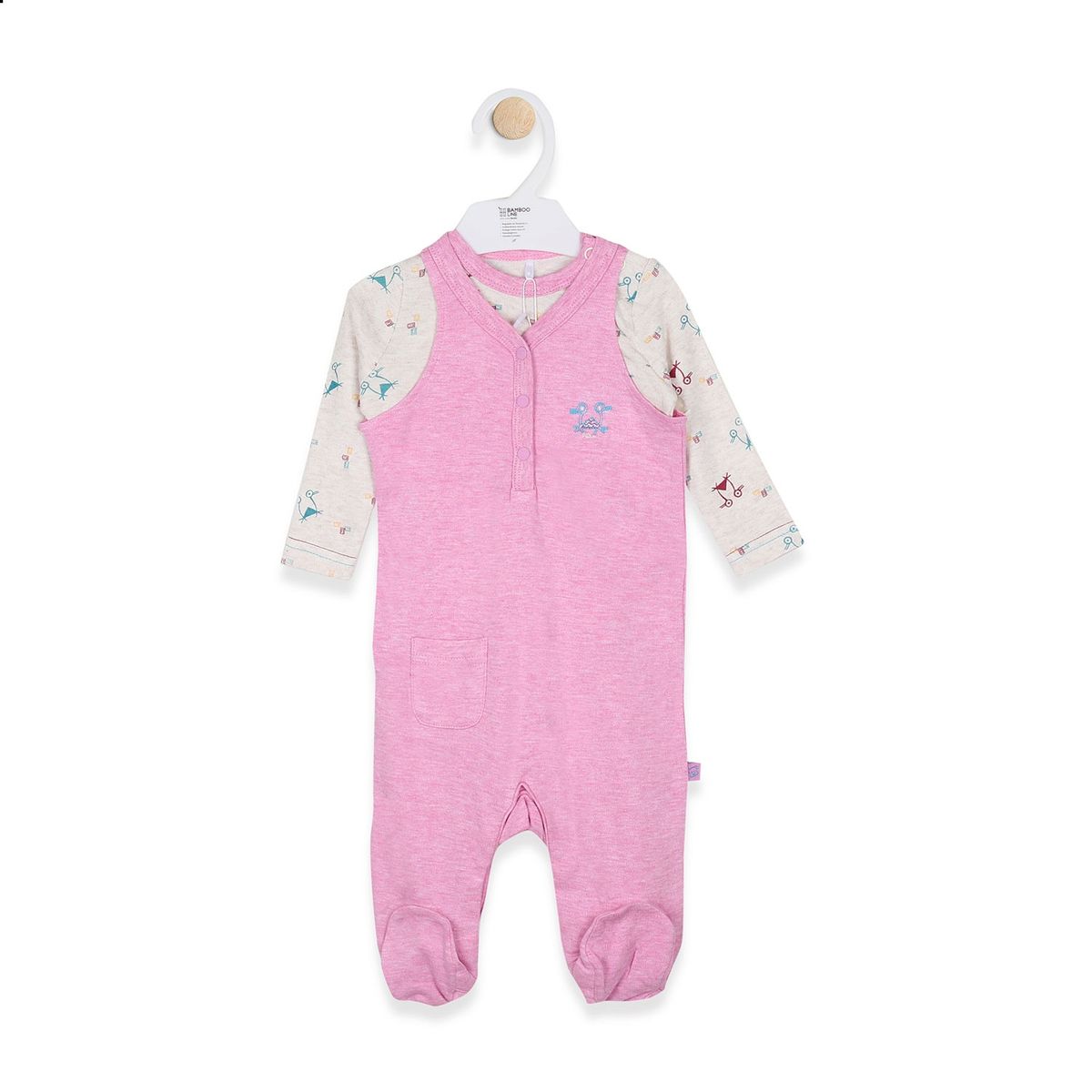 PILLIN - Osito Bebe Algodón Invierno Niña Fucsia PILLIN