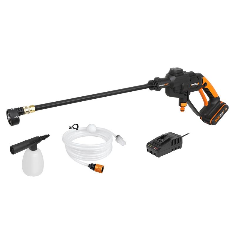WORX - Hidrolavadora a batería 20V  botella dispensador jabón Worx