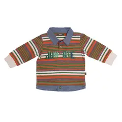 PILLIN - Polera Jungla Algodón Invierno Niño Verde