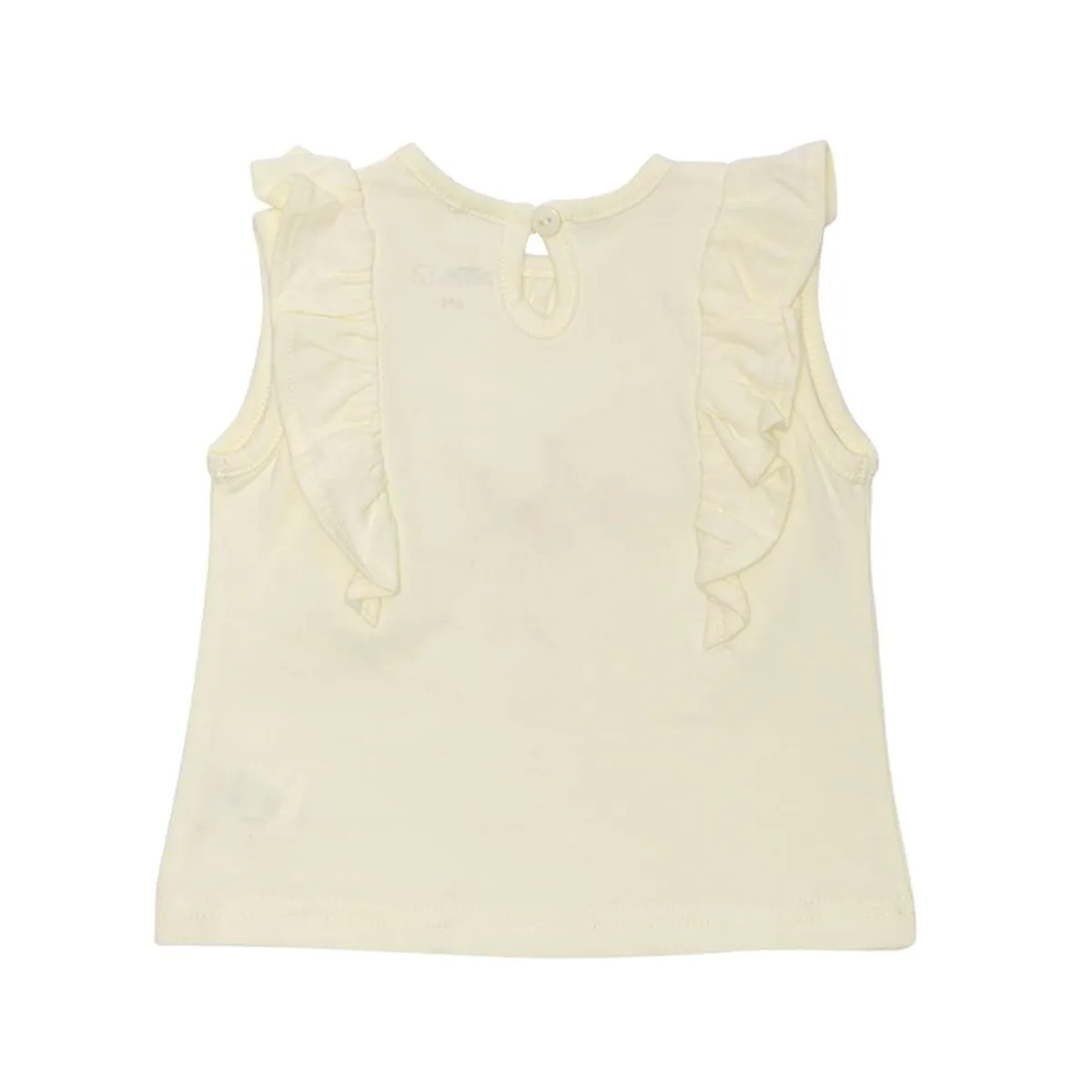 PILLIN - Polera Manga Corta Bebe Niña Amarillo Pillin PILLIN