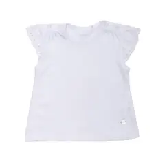 PILLIN - Polera Manga Corta Bebe Niña Blanco - Blanco