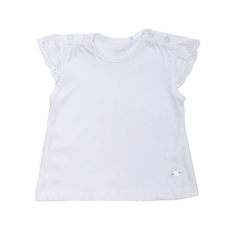 PILLIN - Polera Manga Corta Bebe Niña Blanco Pillin - Blanco
