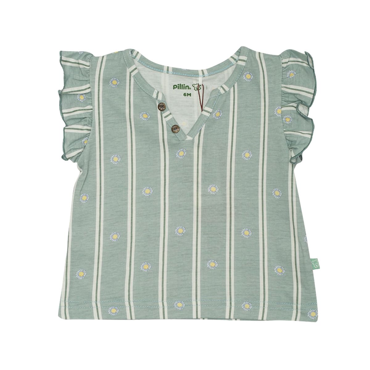 PILLIN - Polera Bebé Niña Verde Pillin PILLIN