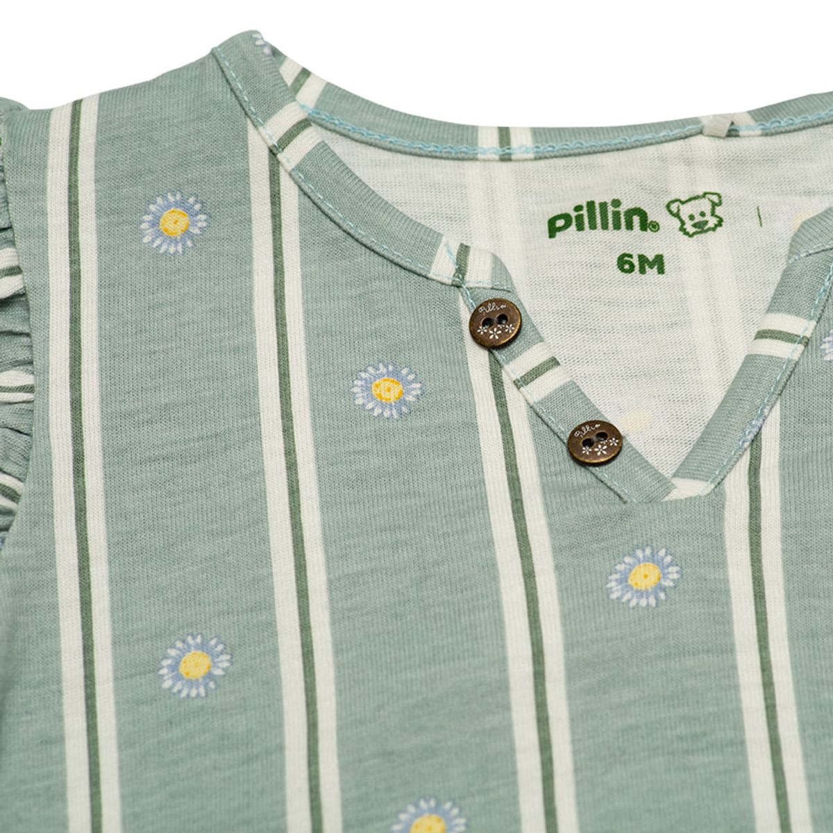 PILLIN - Polera Bebé Niña Verde Pillin PILLIN