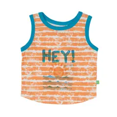 PILLIN - Polera S/M Bebé Niño Salmón