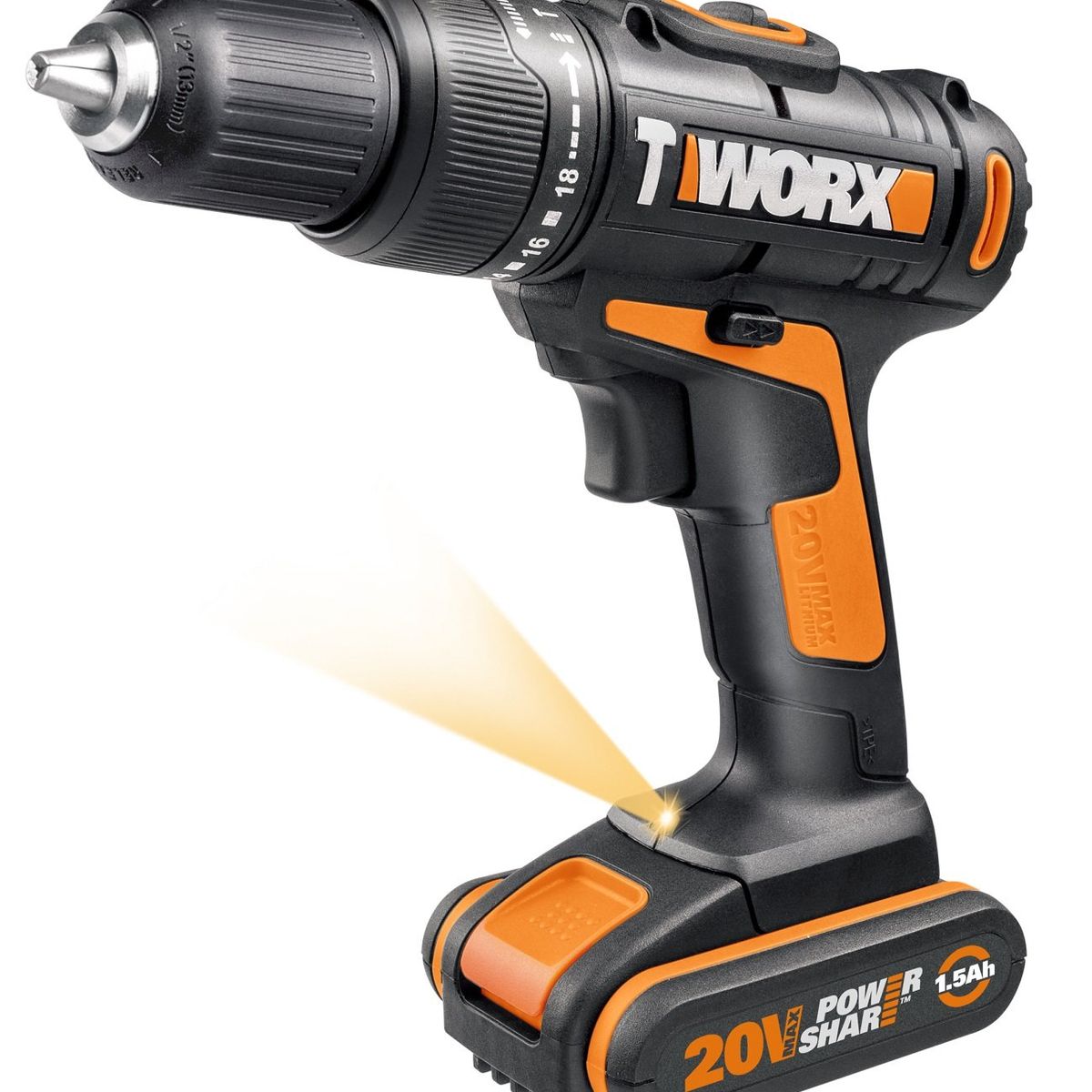 WORX - Taladro percutor 13mm a batería 20v Worx