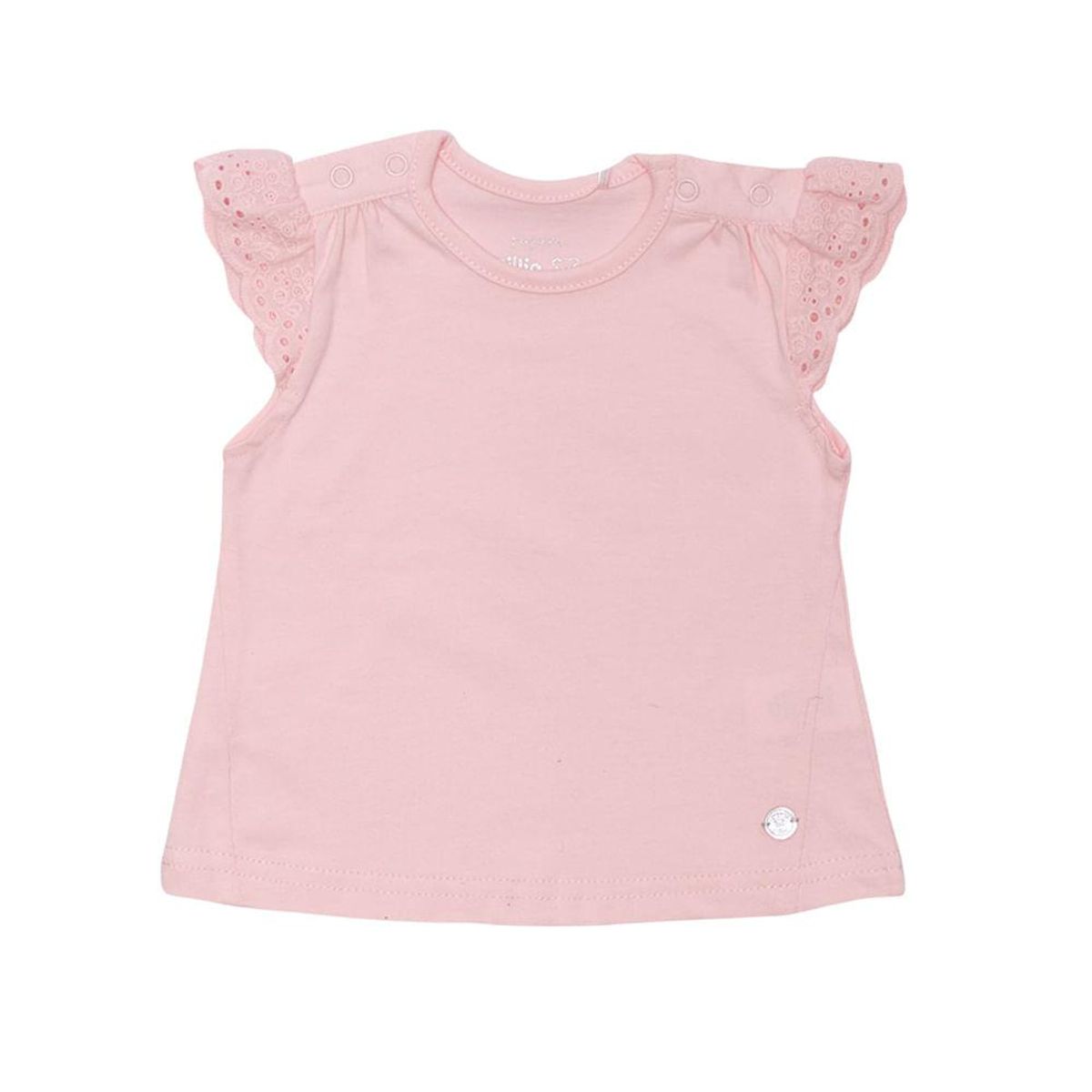 PILLIN - Polera Manga Corta Bebe Niña Rosado Pillín PILLIN
