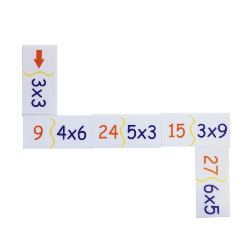 GALILEO - Dominó De Multiplicación. Set 30 Pzs