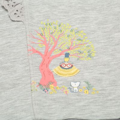 Imagen 2 del producto Polera Bebé Niña Gris Claro