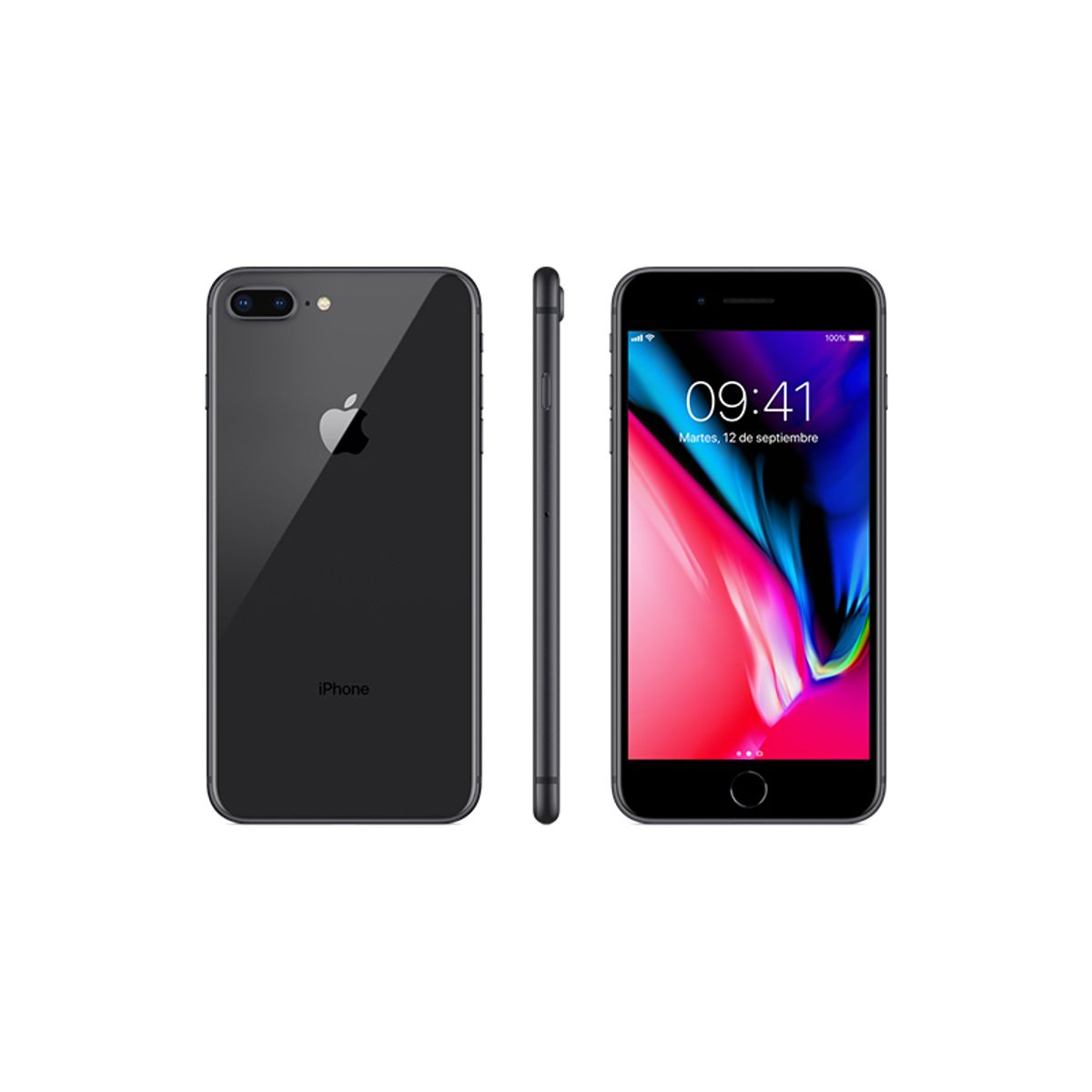 APPLE - iPhone 8 Plus 64GB - Space Gray - Reacondicionado