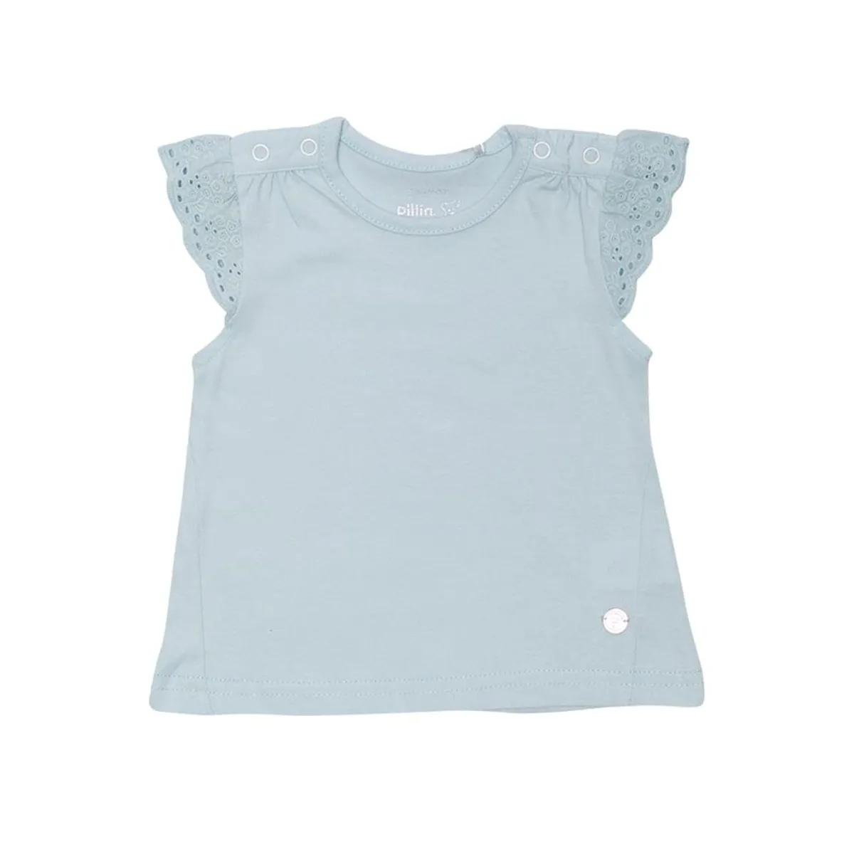 PILLIN - Polera Manga Corta Bebe Niña Turquesa Pillin PILLIN