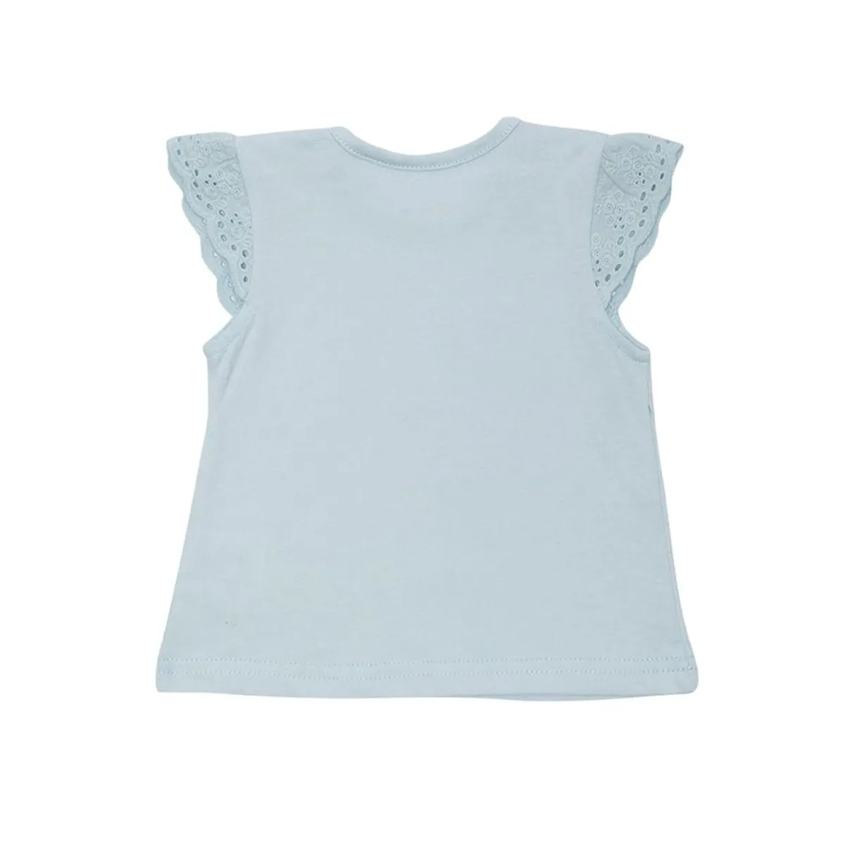 PILLIN - Polera Manga Corta Bebe Niña Turquesa Pillin PILLIN