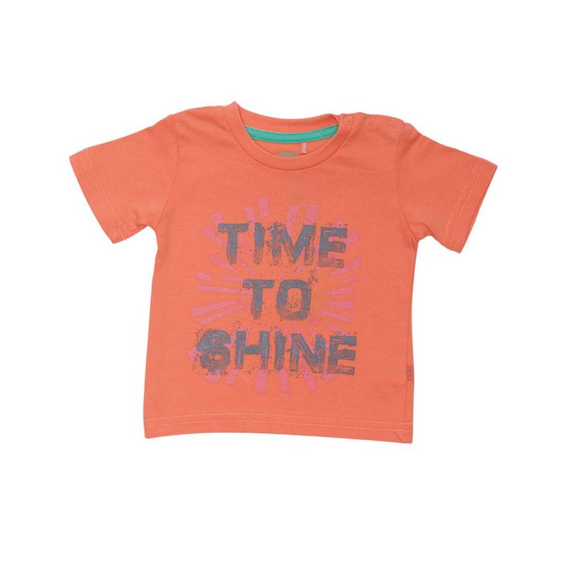 PILLIN - Polera Manga Corta Bebe Niño Coral Pillin PILLIN