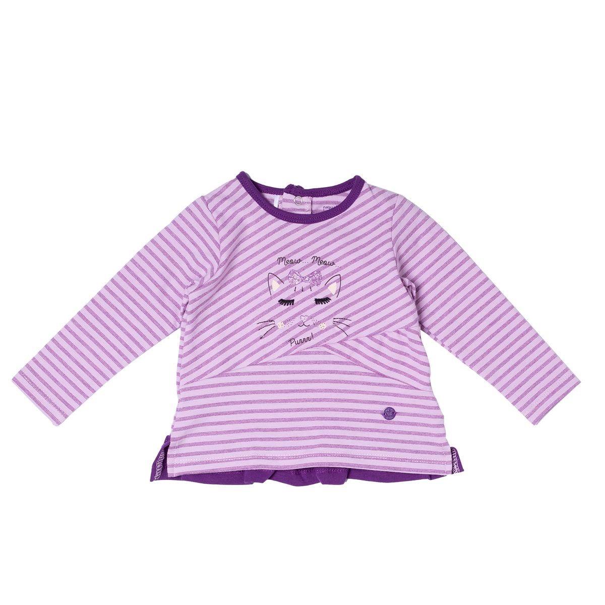 PILLIN - Polera M/L Bebe Algodón Invierno Niña Rosado PILLIN