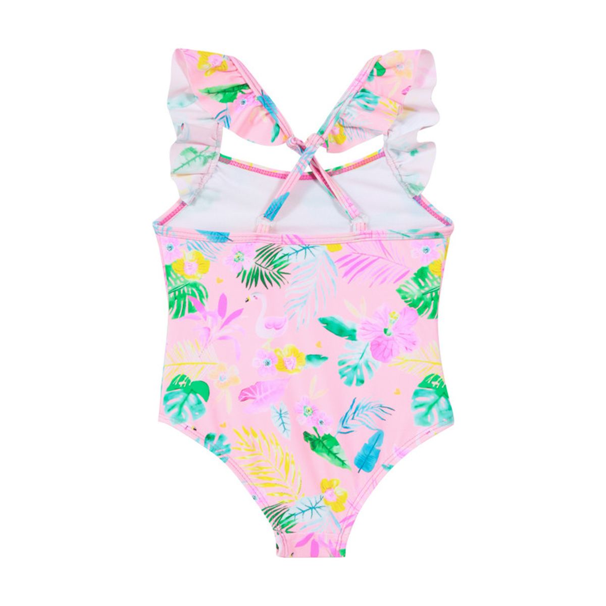 H2O WEAR - Bebé Niña Traje de Baño UV+30 Vuelos Folia Rosa H2O WEAR