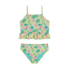 H2O WEAR - Niña Tankini Textura Estampado UV+30 Amarillo