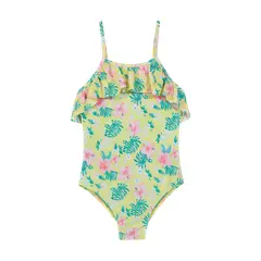 H2O WEAR - Niña Traje de Baño Estampado UV+30 Amarillo