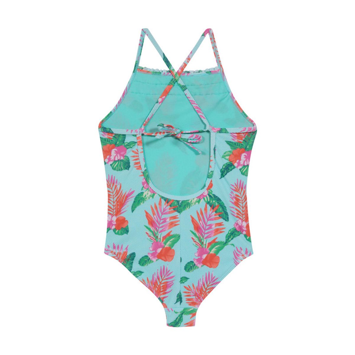 H2O WEAR - Traje de Baño Niña Entero UV30 Textura Celeste H2O Wear H2O WEAR