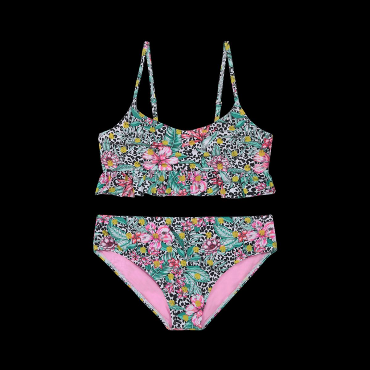 H2O WEAR - Teens Niña Bikini H2O Wear UV+30 Vuelos Flores Rosado H2O WEAR