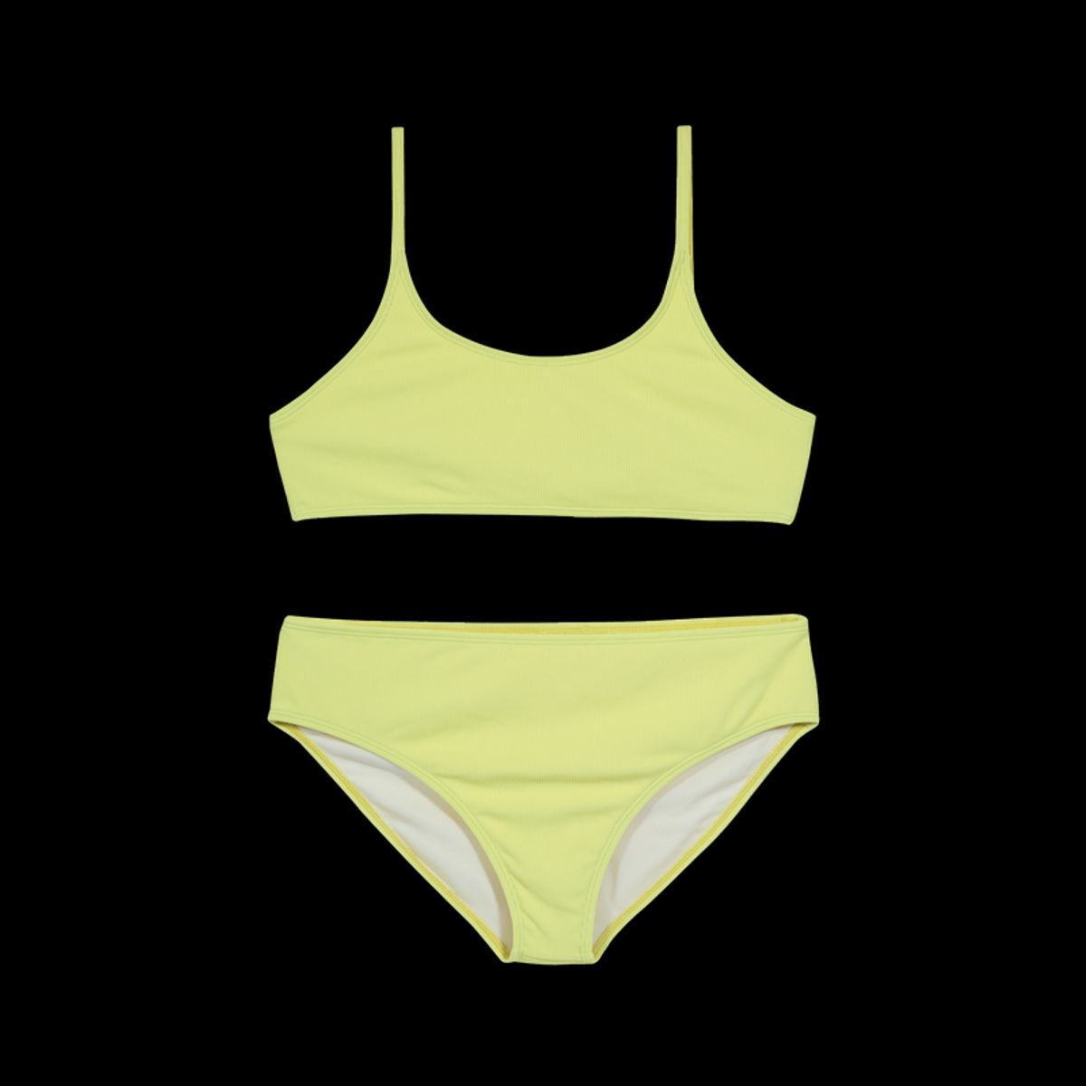 H2O WEAR - Teens Niña Bikini UV+30 Bretel Rib Amarillo H2O WEAR