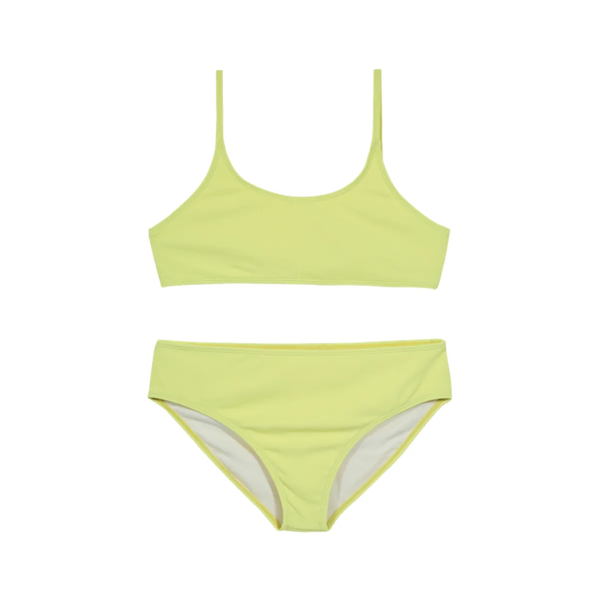 H2O WEAR - Teens Niña Bikini UV+30 Bretel Rib Amarillo H2O WEAR