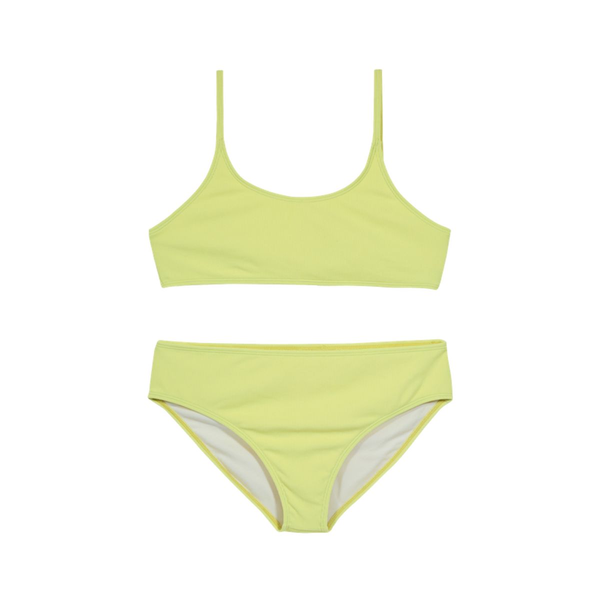 H2O WEAR - Teens Niña Bikini UV+30 Bretel Rib Amarillo H2O WEAR