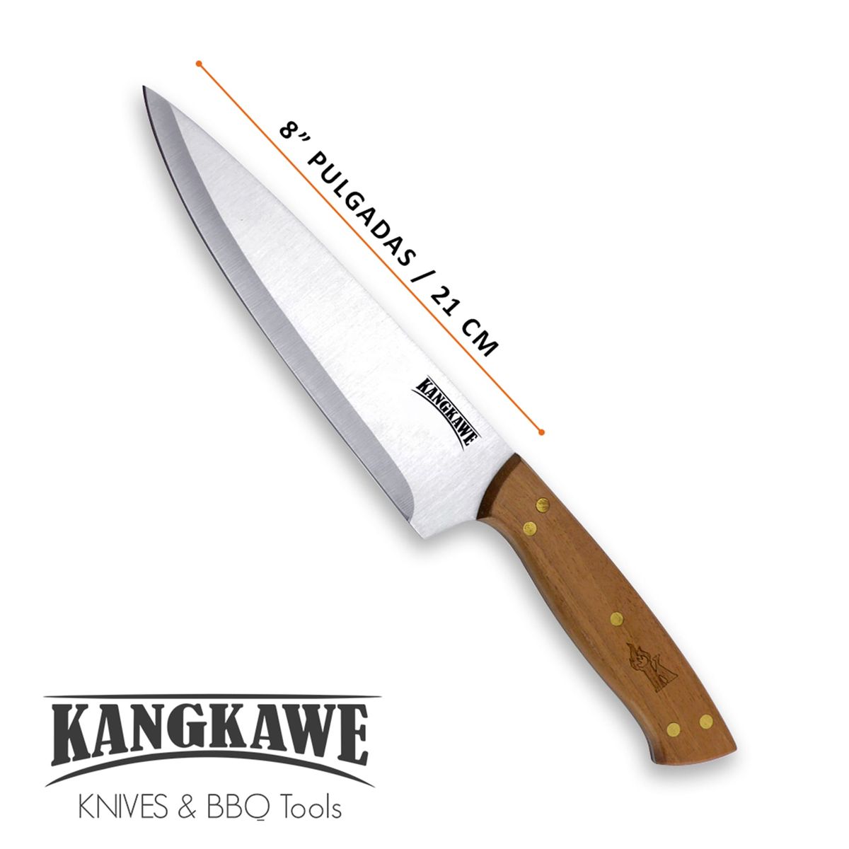 KANGKAWE - CUCHILLO PARRILLERO 8"