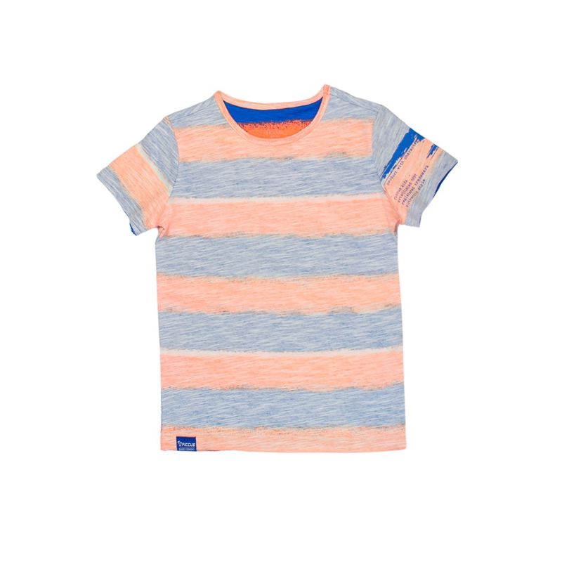 FICCUS - Polera Kids Niño Listada Sunset