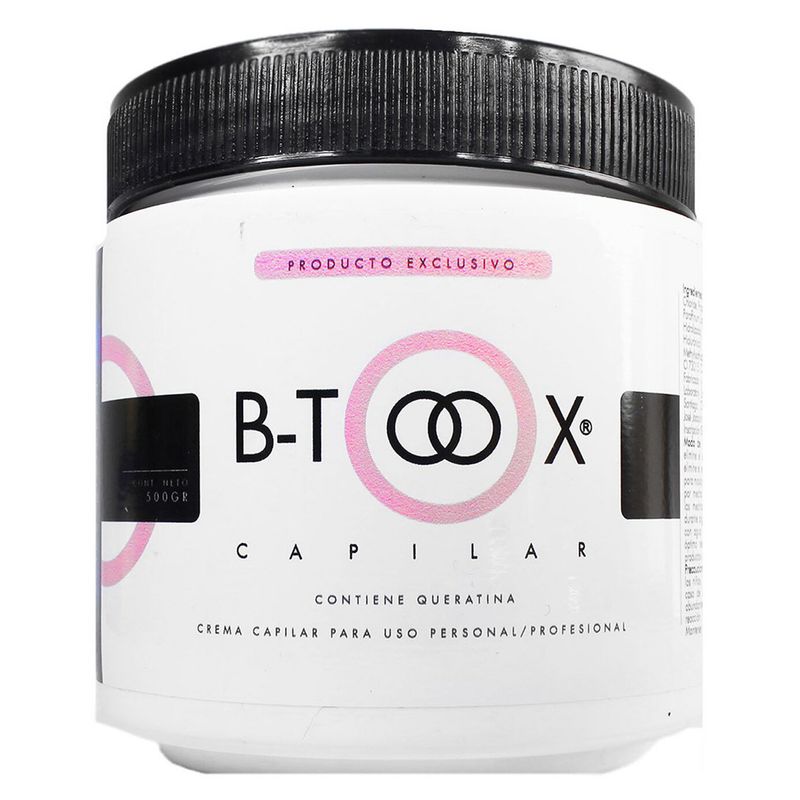 COSMETICAVAL - Crema Capilar B-toox Ácido Hialurónico Elimina Frizz 500g
