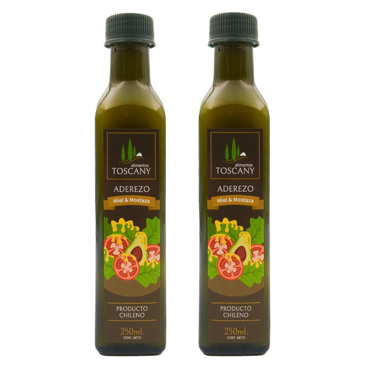 ALIMENTOS TOSCANY - Aderezos Pack Duo Toscany - Sabor de  Miel Mostaza x 2