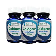 PRANALAB - Colágeno hidrolizado pack 3 frascos 270 cápsulas