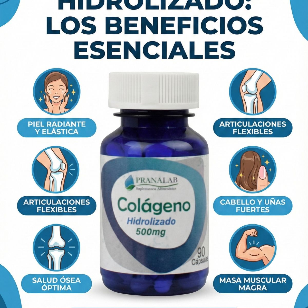 PRANALAB - Colágeno hidrolizado Pranalab pack  270 cápsulas