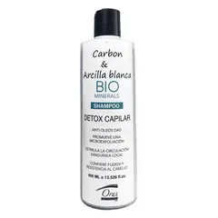 ORUS - Shampoo Carbón Sin Sal Anti Caspa Y Grasa Desintoxica