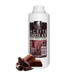 COSEDEB - Aceite chocolate para masaje relajación y linfático litro CVL-Marrón