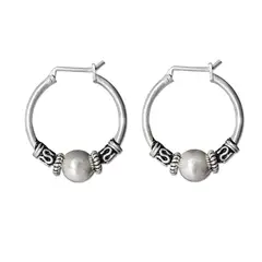MABELITA - Aros Argollas De Plata Bali 1