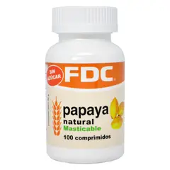 FDC - PAPAYA ENZYMA X 100 TABLETAS