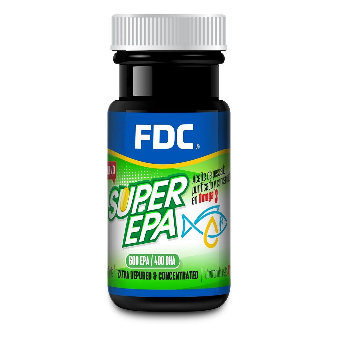 FDC - OMEGA 3 - SUPER EPA x 60 CAPSULAS