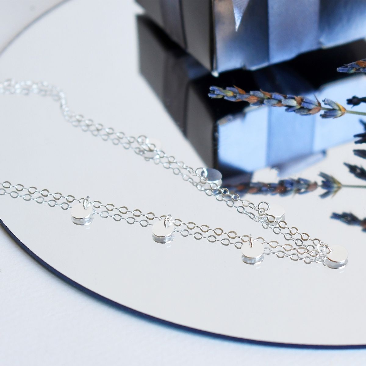 MABELITA - Collar De Plata 925 Mini Medallas