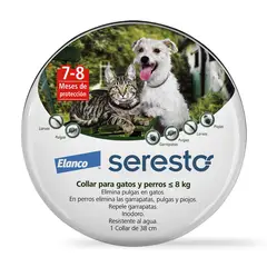 ELANCO - Seresto Para Gatos Y Perros Pequeños 8Kg